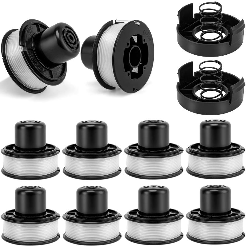 KAKO ST4500 Replacement Spool for Black and Decker Weed Eater Spool ST4500, 20ft 0.065â€ Spool Line for Black Decker St4500 Spool, for RS-136 Black and Decker Bump Feed Spool(10+2+2 Pack) - Image 1